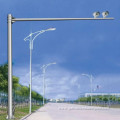 Single-arm traffic camera steel pole